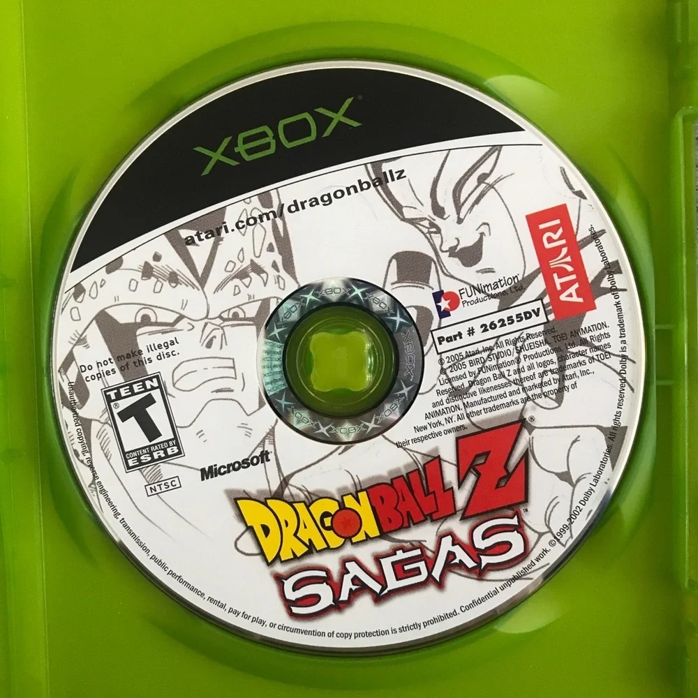Dragon Ball Z: Sagas (Microsoft Xbox, 2005) Game